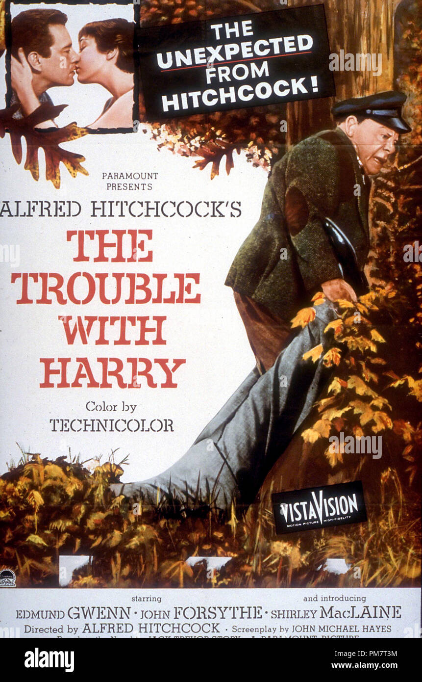 Film Cover von 'The Trouble With Harry, 'Poster 1955 Paramount Datei Referenz # 31386 536 THA Stockfoto