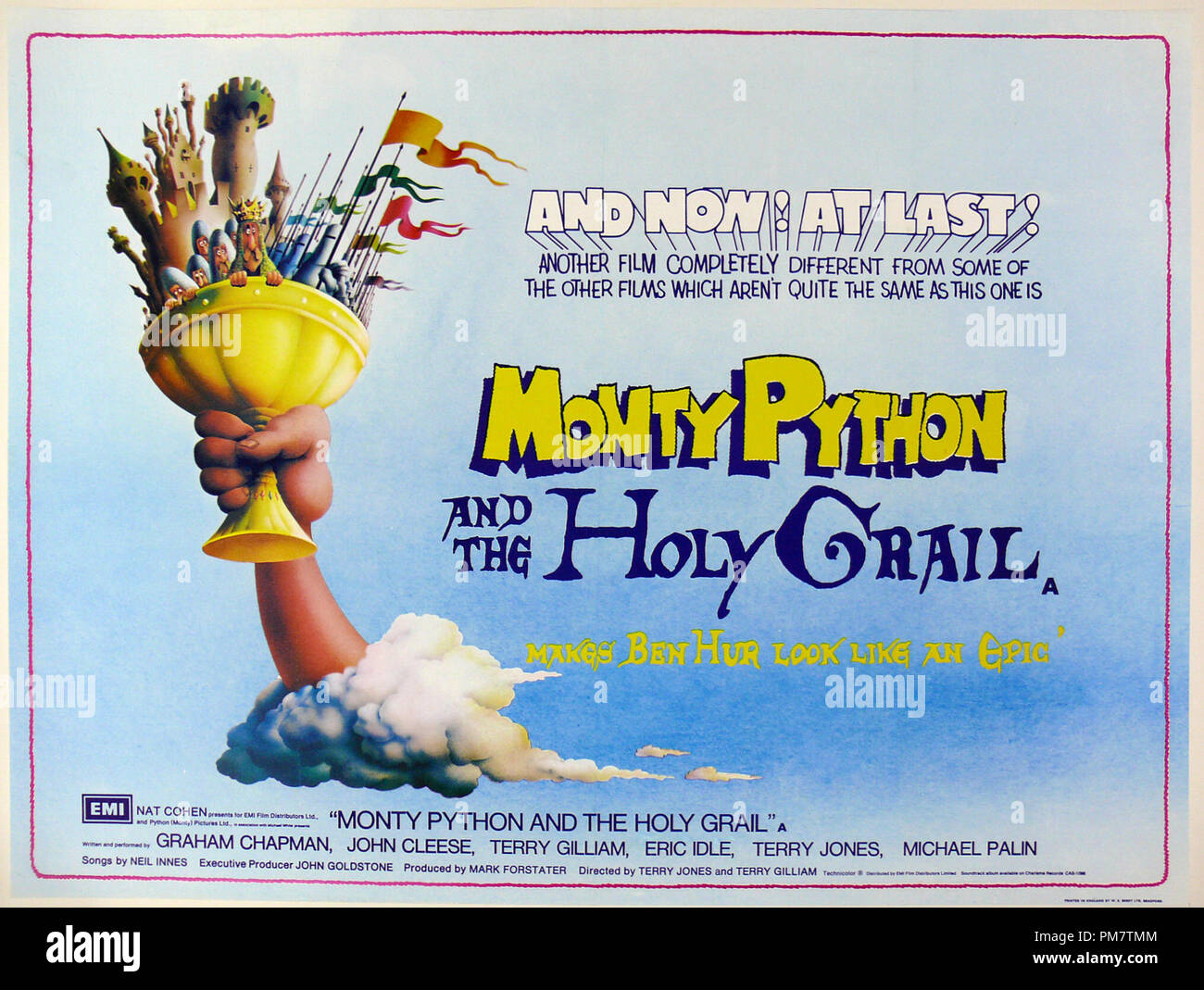 'Monthy Python und der Heilige Gral' 1975 Lobby Card Datei Referenz # 31386 742 THA Stockfoto