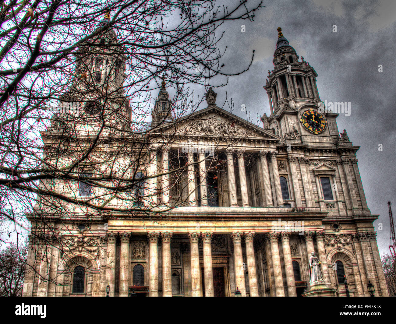 St Paul's Kathedrale. Stockfoto