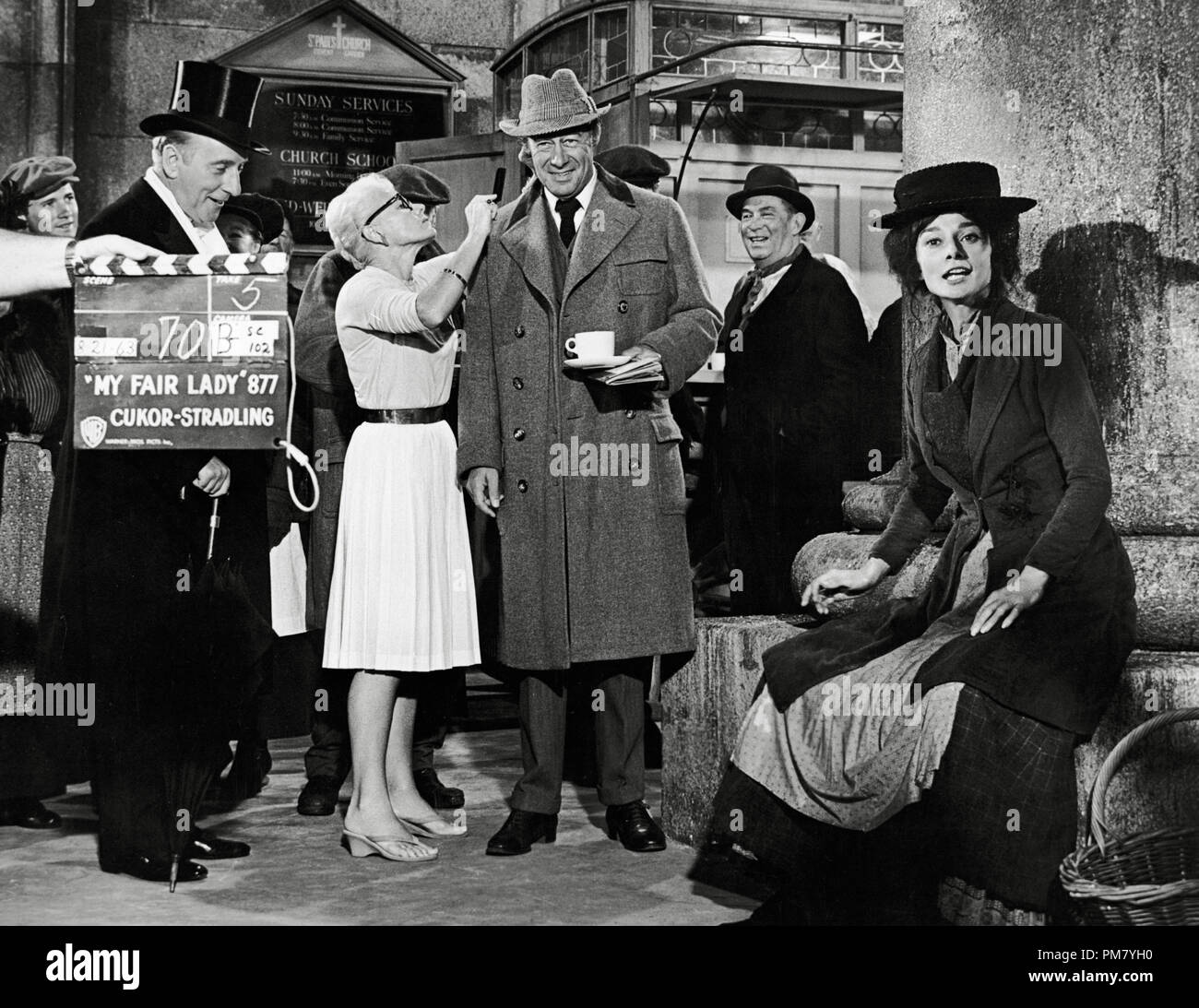 (Archivierung klassische Kino - Audrey Hepburn Retrospektive) Audrey Hepburn und Rex Harrison, 'My Fair Lady' 1964 Warner Datei Referenz # 31569 017 THA Stockfoto