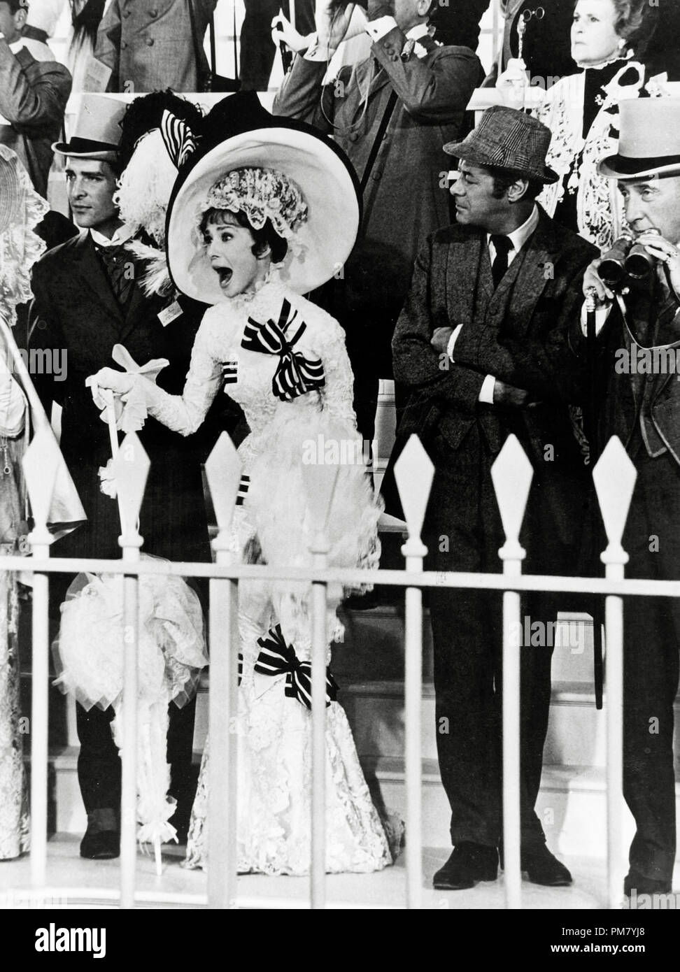 (Archivierung klassische Kino - Audrey Hepburn Retrospektive) Audrey Hepburn und Rex Harrison, 'My Fair Lady' 1964 Warner Datei Referenz # 31569 043 THA Stockfoto