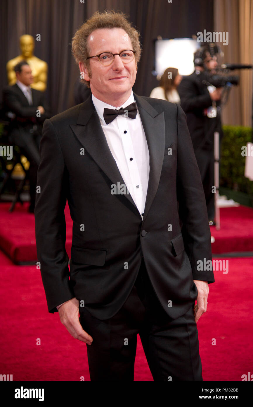 Guillaume Schiffman, Oscar-nominiert für die Leistungen in der Kinematografie, kommt für die 84. jährlichen Academy Awards aus Hollywood, CA Februar 26, 2012. Stockfoto