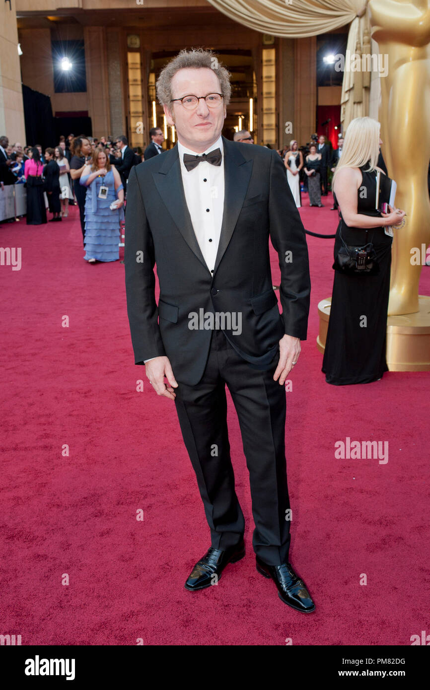 Guillaume Schiffman, Oscar-nominiert für die Leistungen in der Kinematografie, kommt für die 84. jährlichen Academy Awards aus Hollywood, CA Februar 26, 2012. Stockfoto