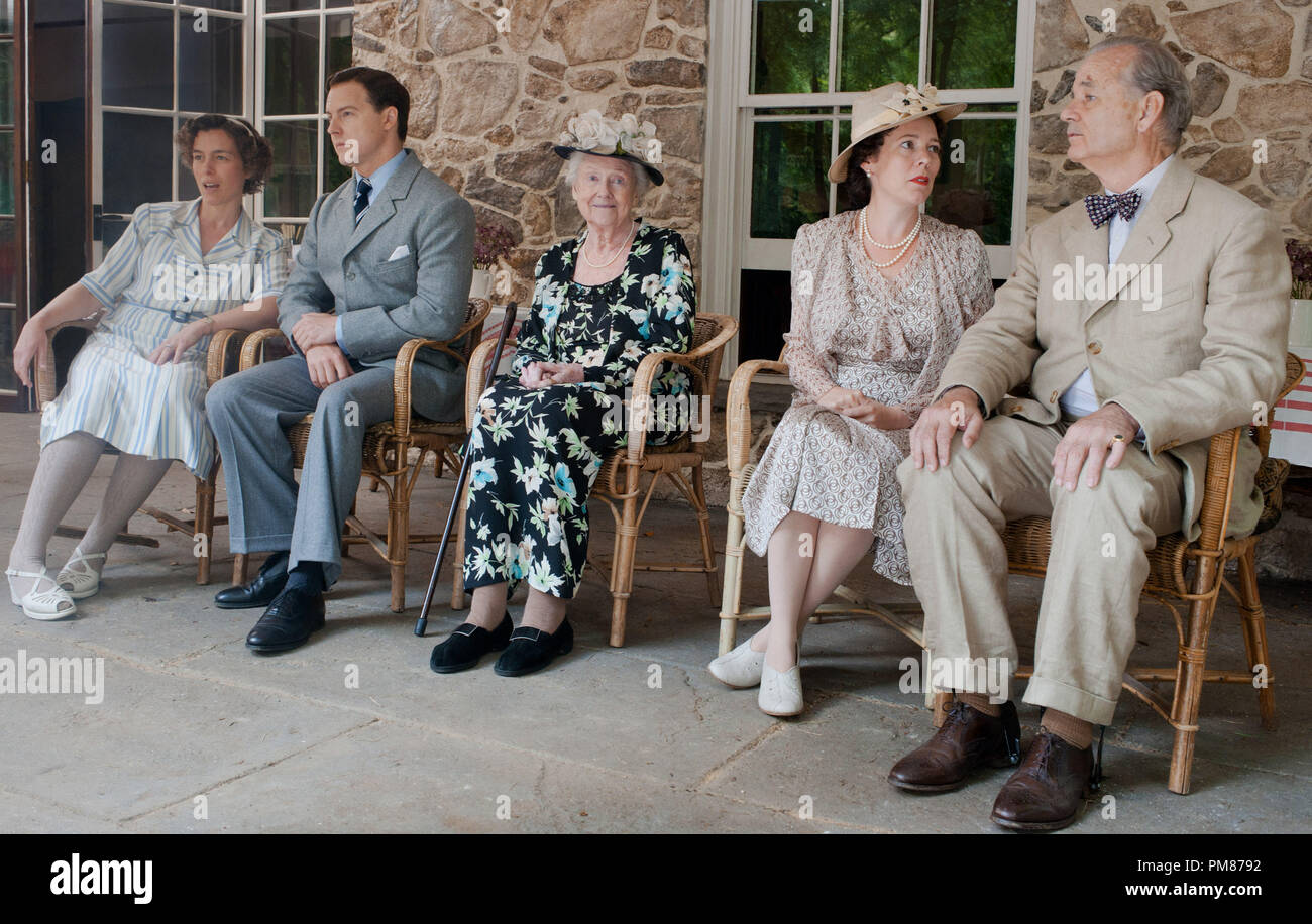 Noch Bill Murray, Samuel West, Elizabeth Wilson und Olivia Colman im Hyde Park auf Hudson Stockfoto