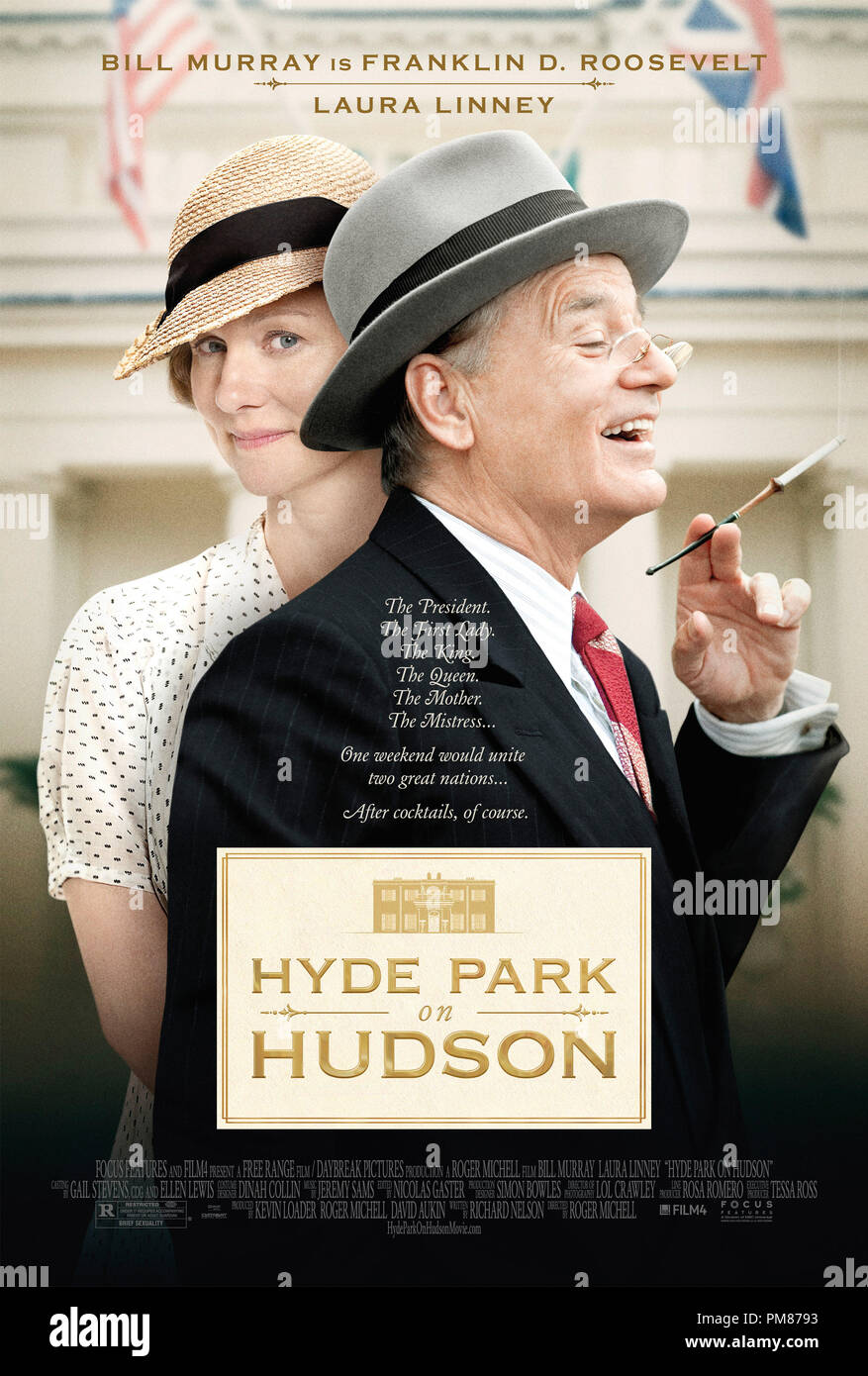 Bill Murray. Hyde Park am Hudson. Poster Stockfoto