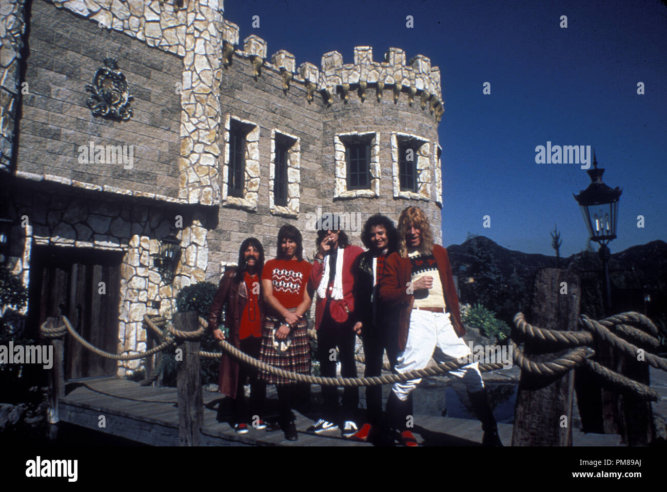 Studio Werbung immer noch von "Spinal Tap" Harry Shearer, Christopher Guest, R.J. Parnell, David Kaff, Michael McKean © 1983 Botschaft Alle Rechte vorbehalten Datei Referenz # 31708054 THA für die redaktionelle Nutzung nur Stockfoto