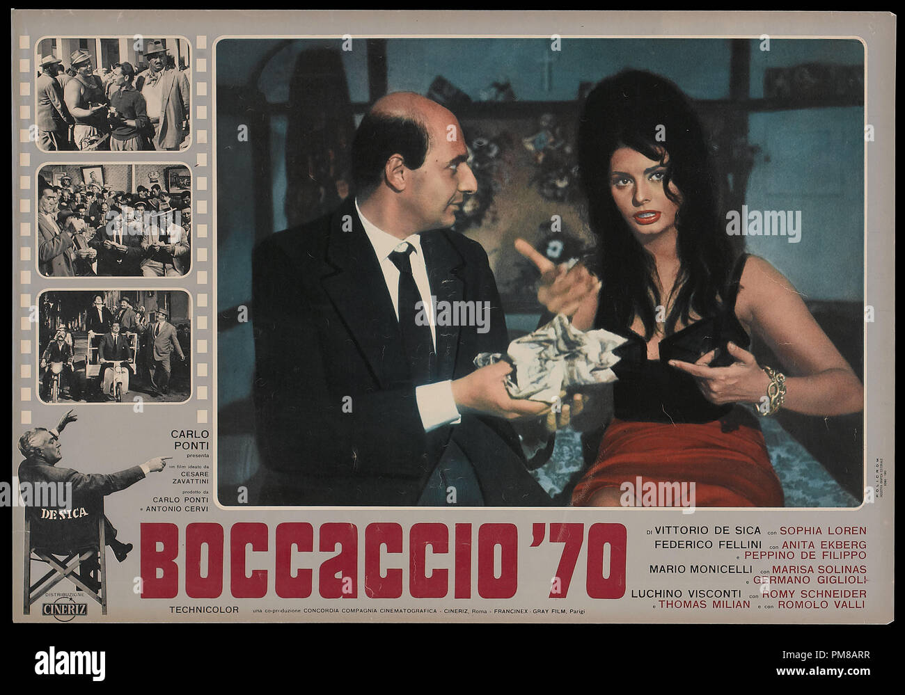 Boccaccio 70 1962 italienische Poster Sophia Loren Datei Referenz # 31780 907 Stockfoto