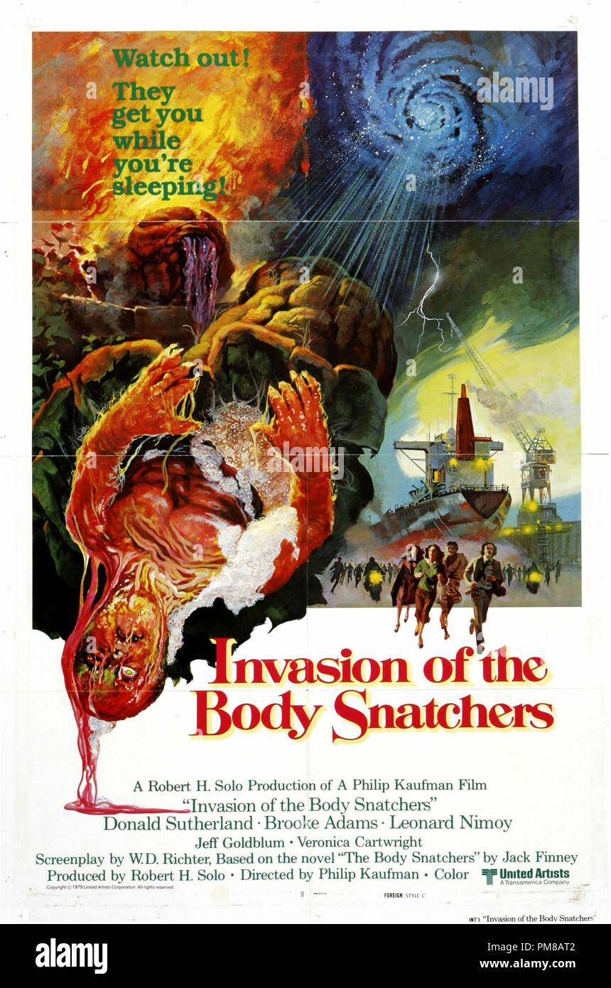 "Invasion der Body Snatchers' 1978 United Artists Poster Datei Referenz # 31780 911 Stockfoto