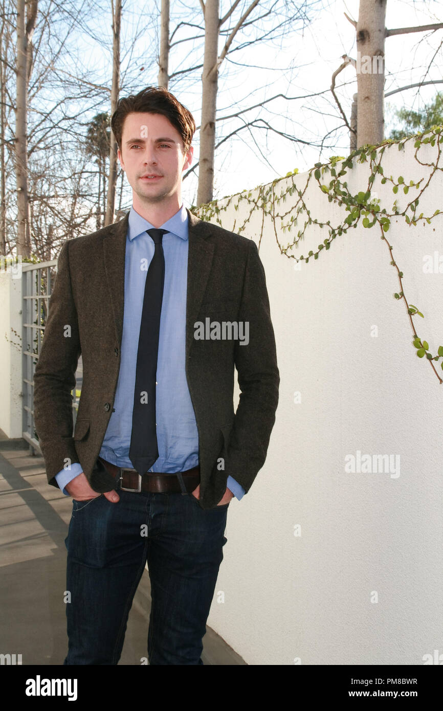 Matthew Goode toker' Portrait Session, 26. Januar 2013. Reproduktion von amerikanischen Boulevardzeitungen ist absolut verboten. Datei Referenz # 31822 069 GFS nur für redaktionelle Verwendung - Alle Rechte vorbehalten Stockfoto