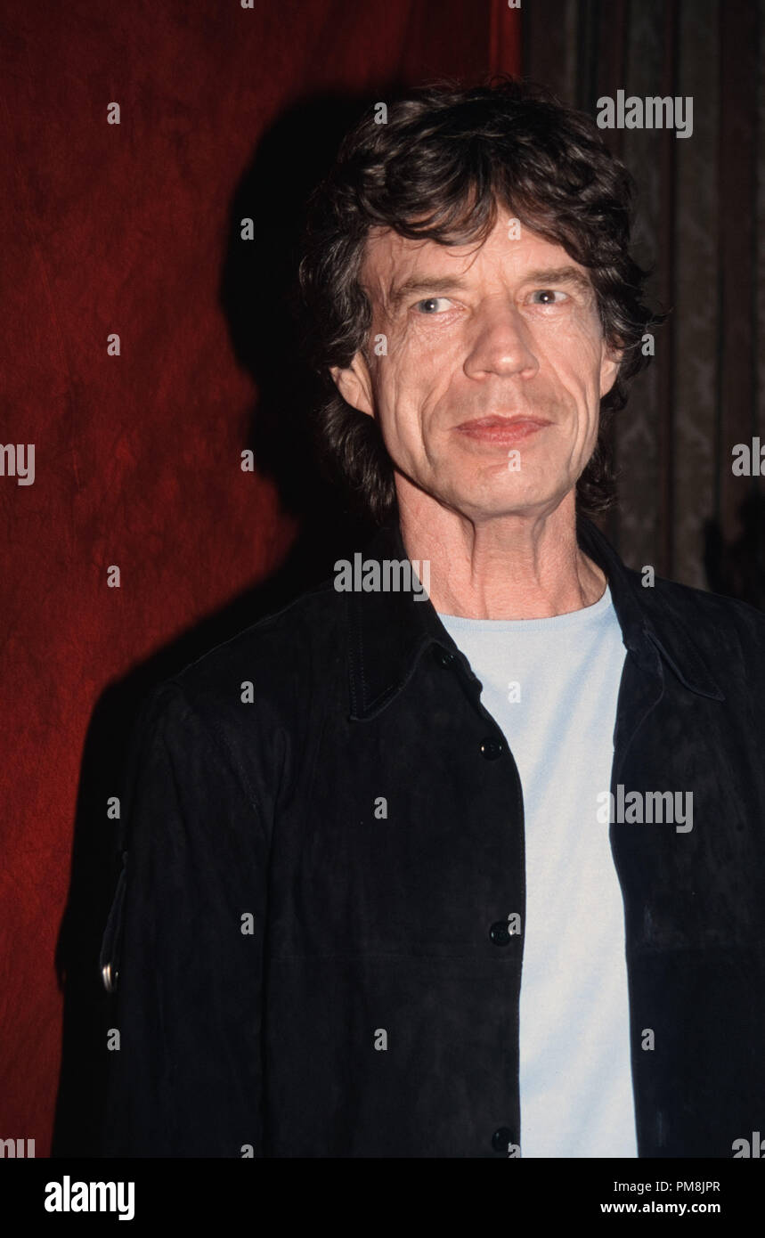 Mick Jagger, 2002. © GFS/Hollywood Archiv - Alle Rechte vorbehalten File Reference # 31515 523 Stockfoto