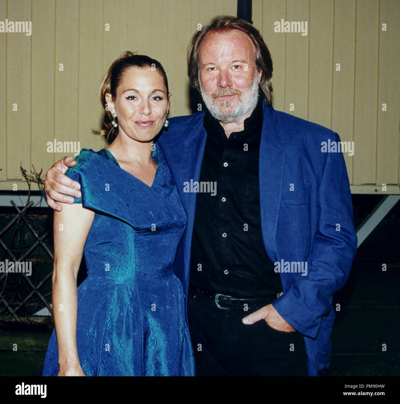 BENNY ANDERSSON Komponist und Mitglied von ABBA, auf das Bild zusammen mit Helen Sjöholm nach einem Konzert mit BAO Benny Andersson Orchester 2005 Stockfoto