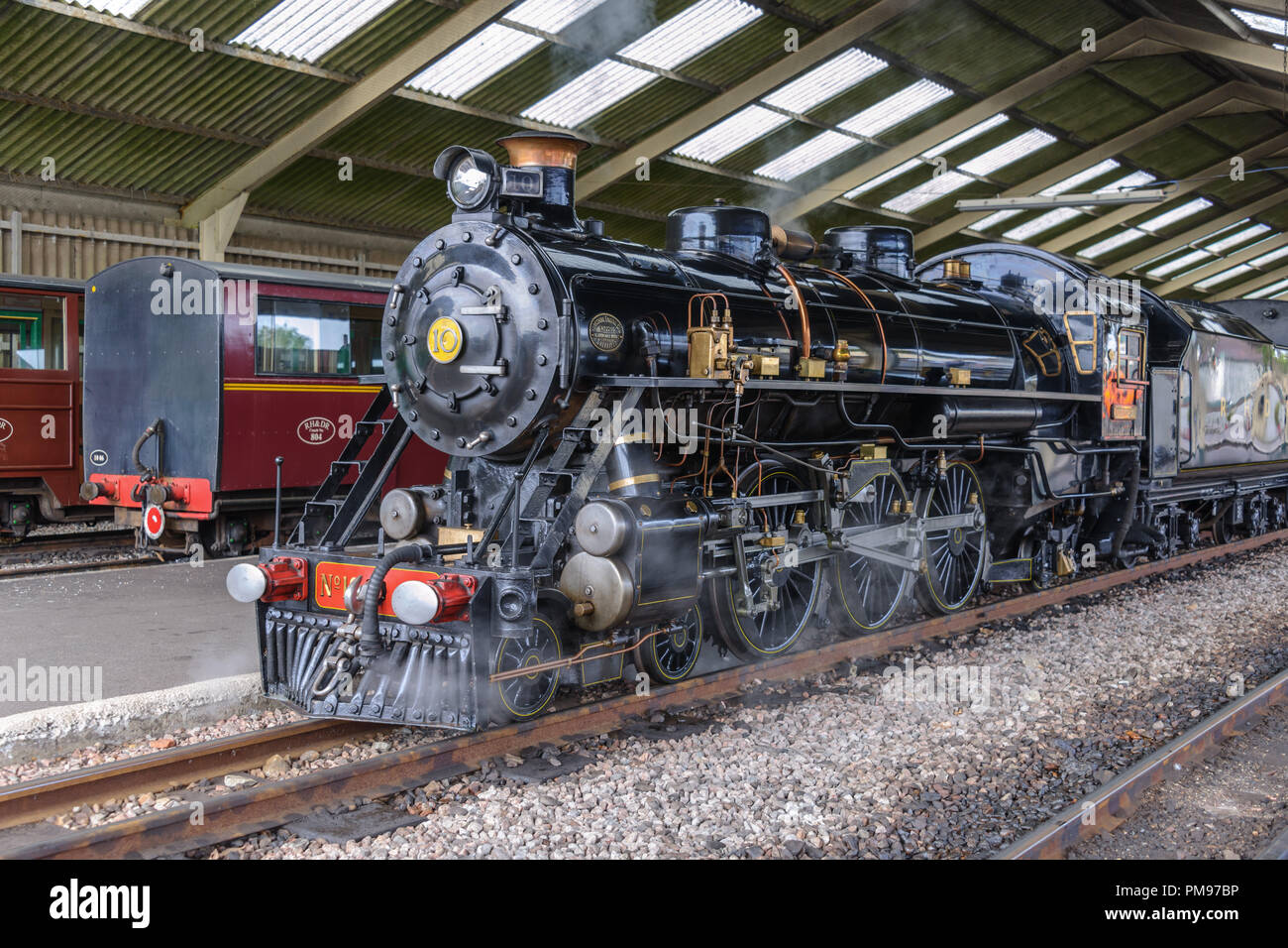Romney, Hythe & Dymchurch Railway, New Romney, Kent, Großbritannien Stockfoto