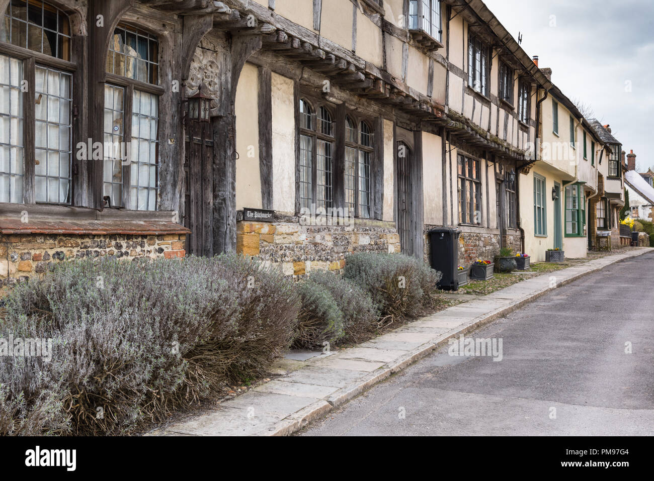 Die Pitchmarket, Cerne Abbas, Dorset, Großbritannien Stockfoto