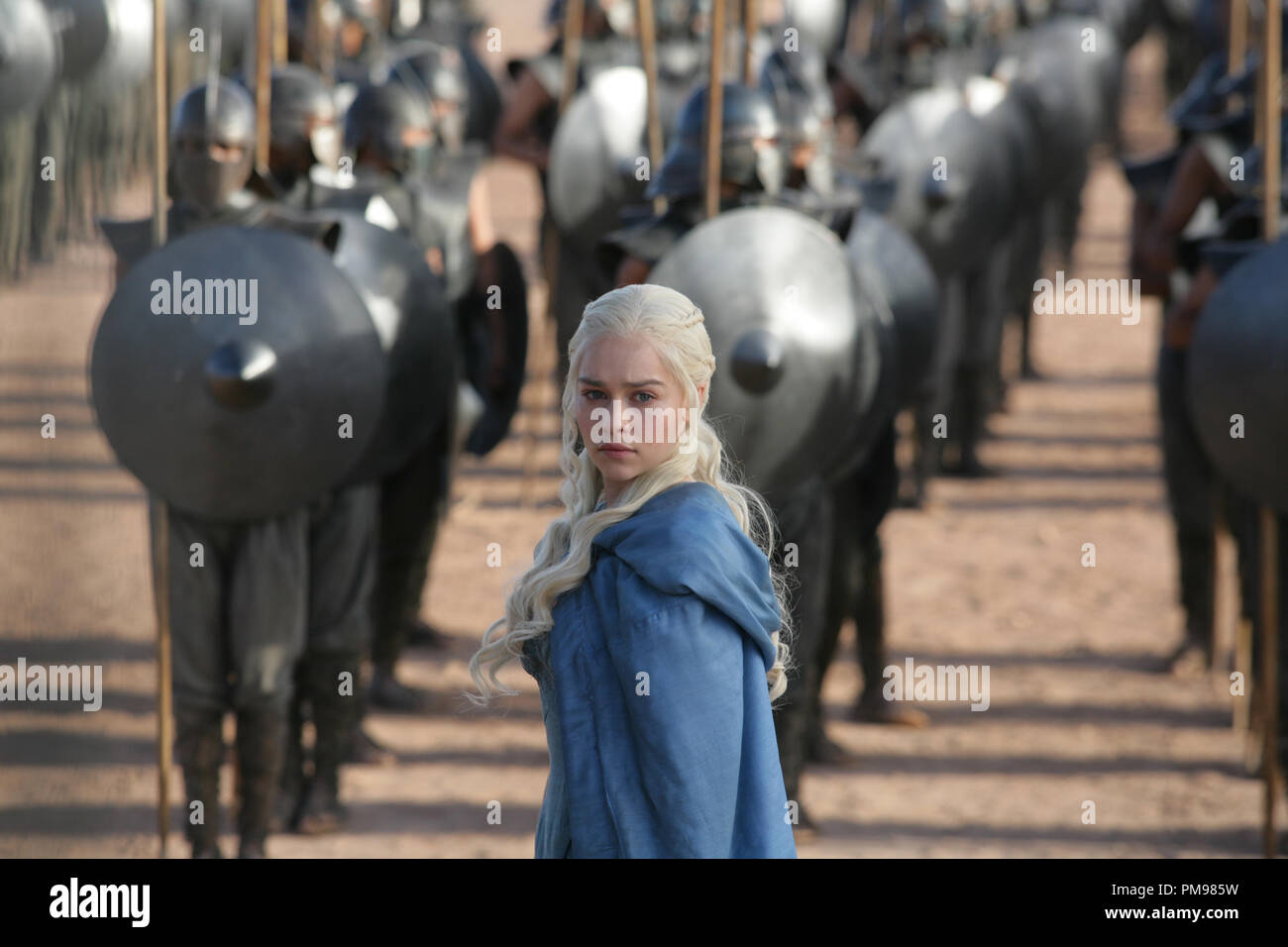 Spiel der Throne Episode 24 (Staffel 3, Episode 4): Emilia Clarke. Stockfoto