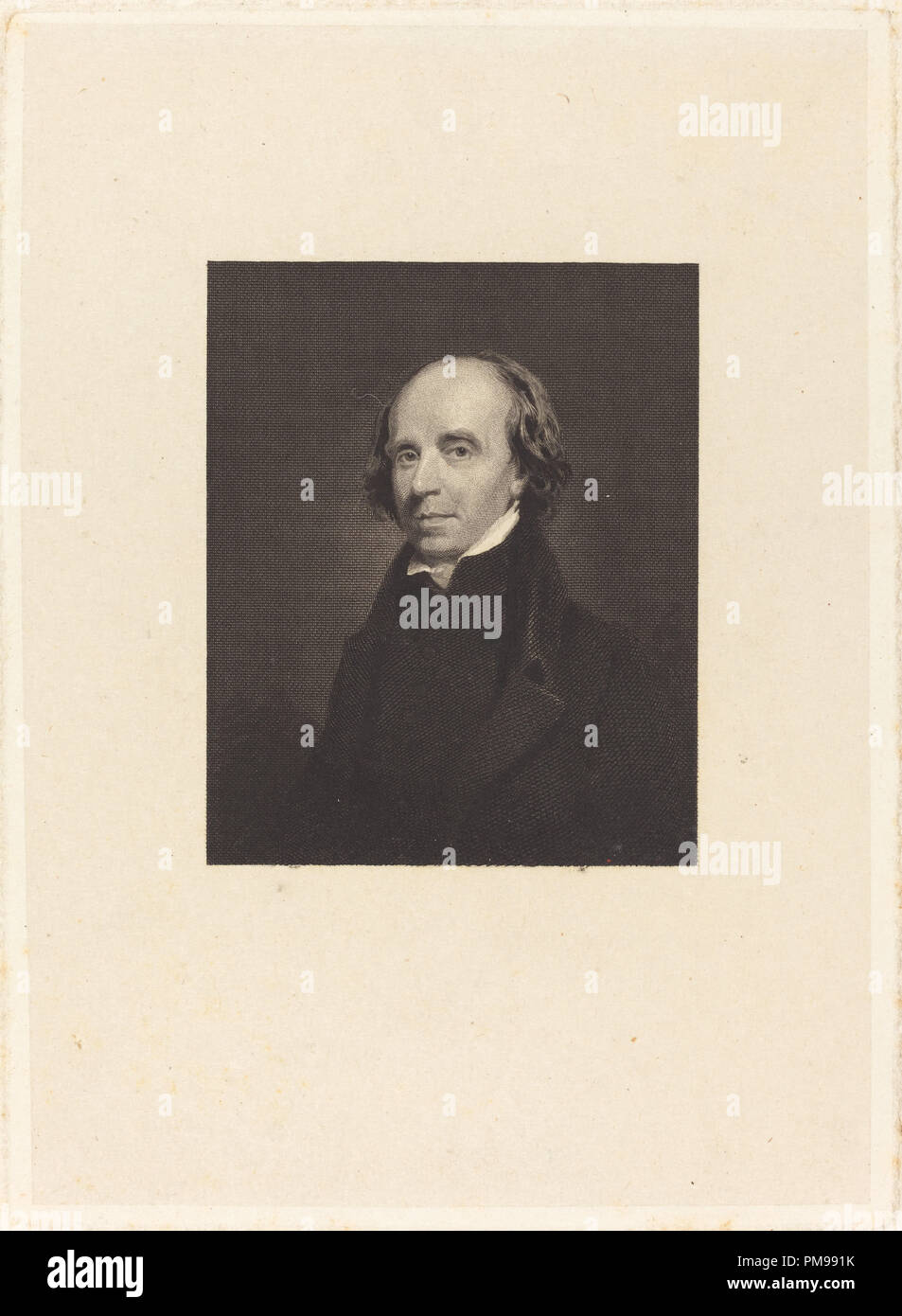 John flaxman. Medium: Gravur und (Ätzen?) auf Papier Colle. Museum: Nationalgalerie, Washington DC. Autor: William Camden Edwards eventuell nach John Jackson zugeschrieben. Stockfoto