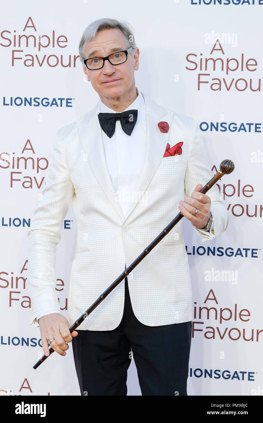 London, Großbritannien. 17.September 2018. Direktor Paul Feig am UK Premiere eines einfachen Dafür am Montag, 17. September 2018 gehalten am BFI Southbank, London. Im Bild: Paul Feig. Bild von Julie Edwards. Credit: Julie Edwards/Alamy leben Nachrichten Stockfoto