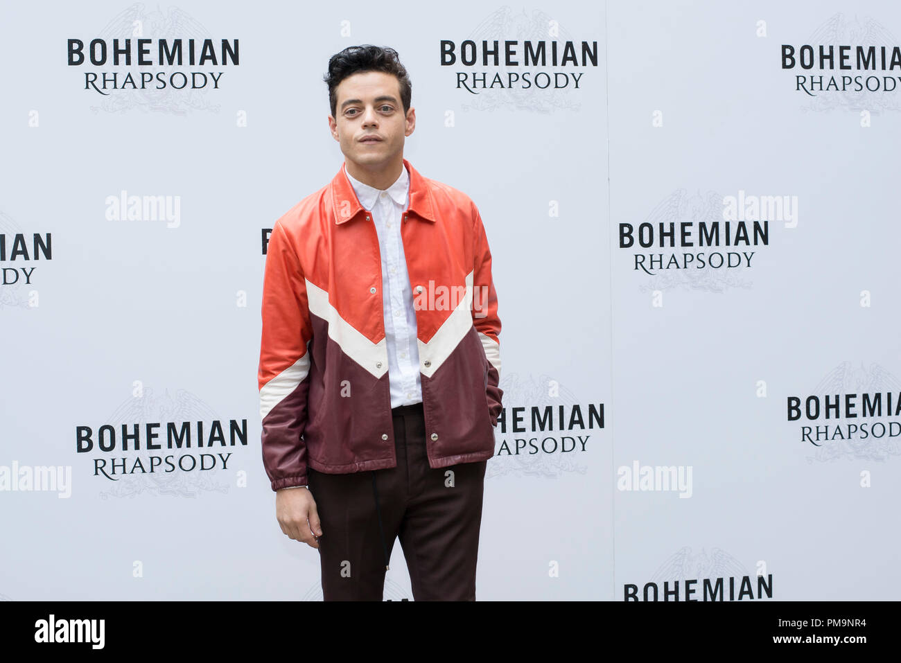 Rom, Italien. 18. Sep 2018. Rami Malek die Teilnahme am Fotoshooting von Bohemian Rhapsody im Hotel De Russie in Rom Credit: Silvia Gerbino/Alamy leben Nachrichten Stockfoto