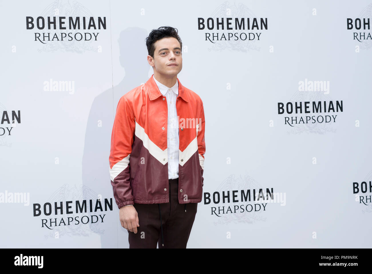 Rom, Italien. 18. Sep 2018. Rami Malek die Teilnahme am Fotoshooting von Bohemian Rhapsody im Hotel De Russie in Rom Credit: Silvia Gerbino/Alamy leben Nachrichten Stockfoto