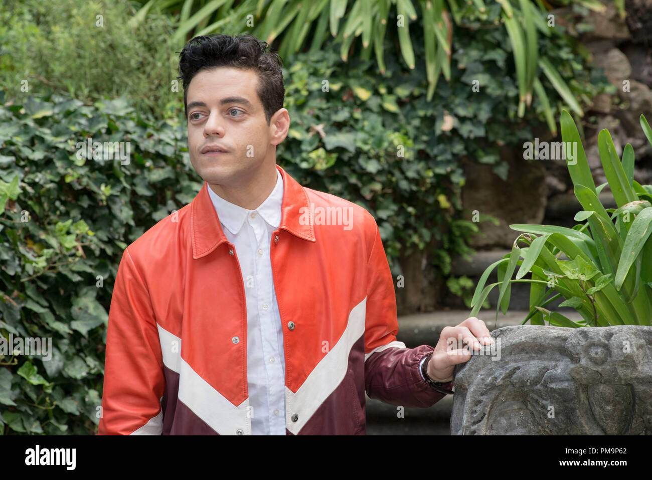 Rom, Italien. 18. Sep 2018. Rami Malek die Teilnahme am Fotoshooting von Bohemian Rhapsody im Hotel De Russie in Rom Credit: Silvia Gerbino/Alamy leben Nachrichten Stockfoto