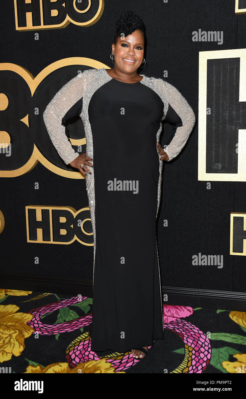 West Hollywood, CA, USA. 17 Sep, 2018. 17. September 2018 - West Hollywood, Kalifornien - Natasha Rothwell. 2018 HBO Emmy Partei hielt im Pacific Design Center. Photo Credit: Birdie Thompson/AdMedia Credit: Birdie Thompson/AdMedia/ZUMA Draht/Alamy leben Nachrichten Stockfoto