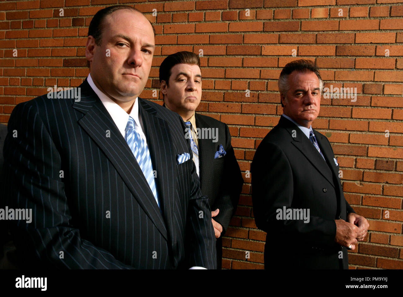 "Die Sopranos" James Gandolfini, Steve Van Zandt, Tony Sirico ca. 2002 Stockfoto