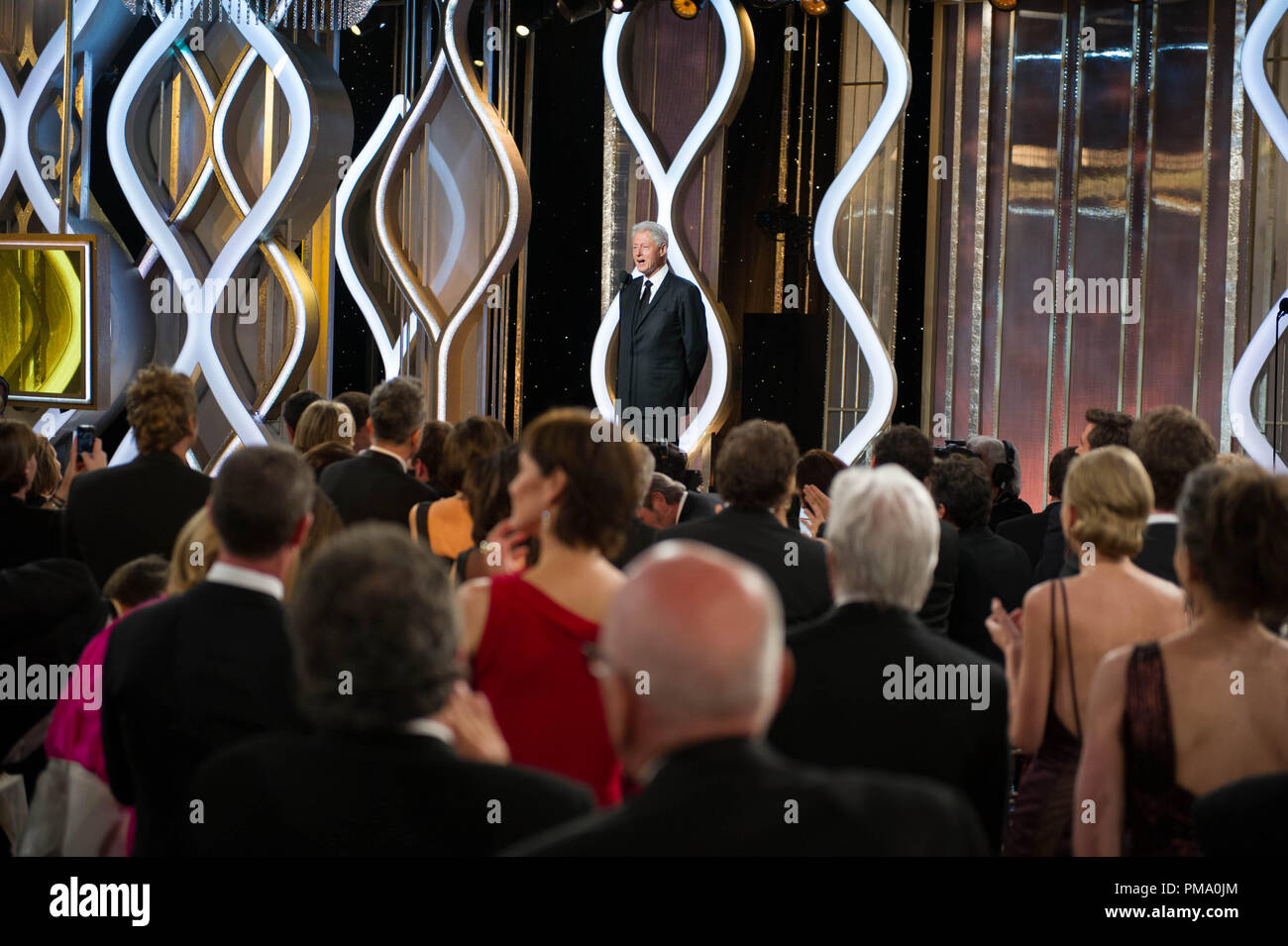 Der ehemalige Präsident Bill Clinton am 70. jährlichen Golden Globe Awards im Beverly Hilton in Beverly Hills, CA am Sonntag, den 13. Januar 2013. Stockfoto