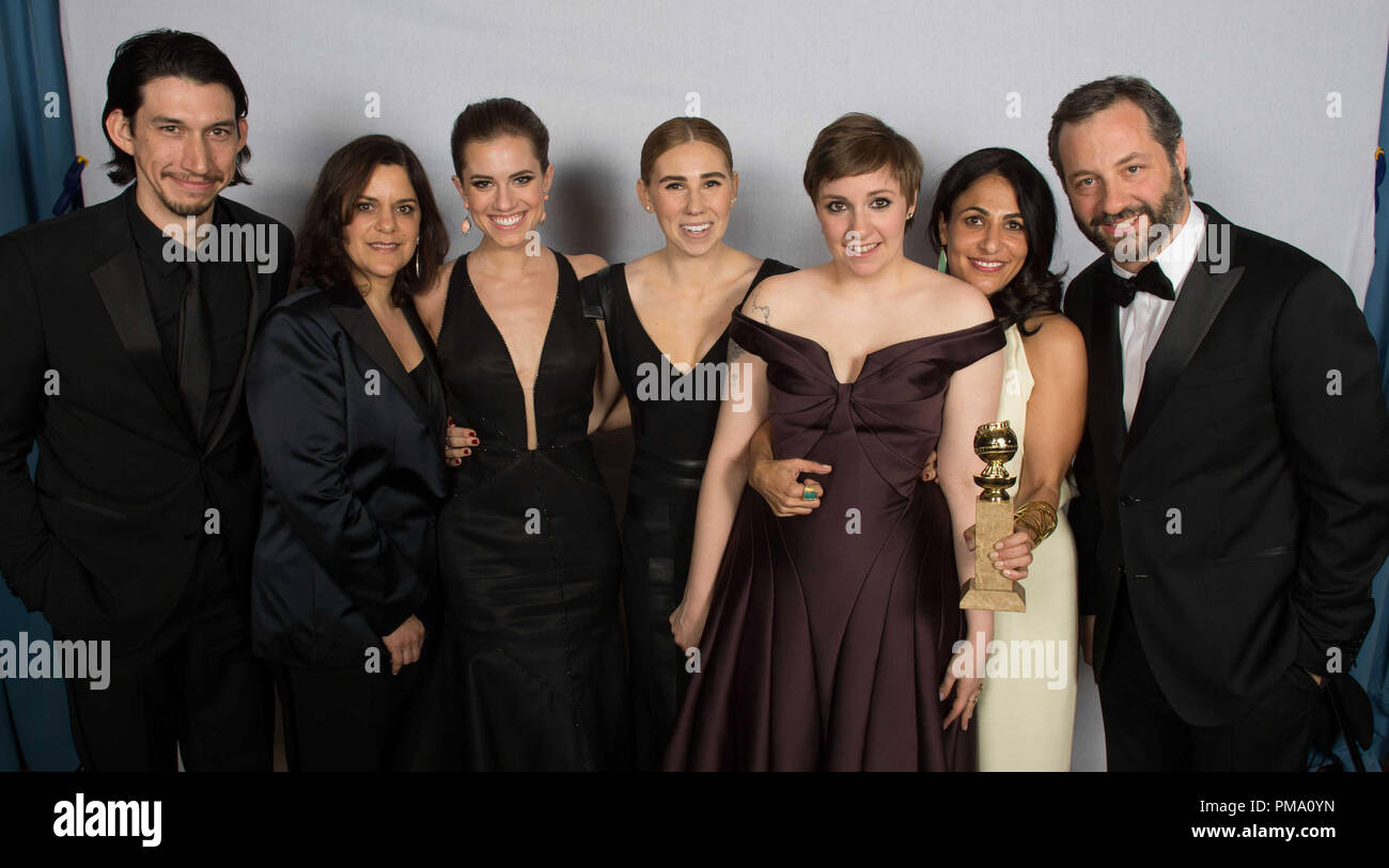 Lena Dunham And Adam Driver Stockfotos Und Bilder Kaufen Alamy