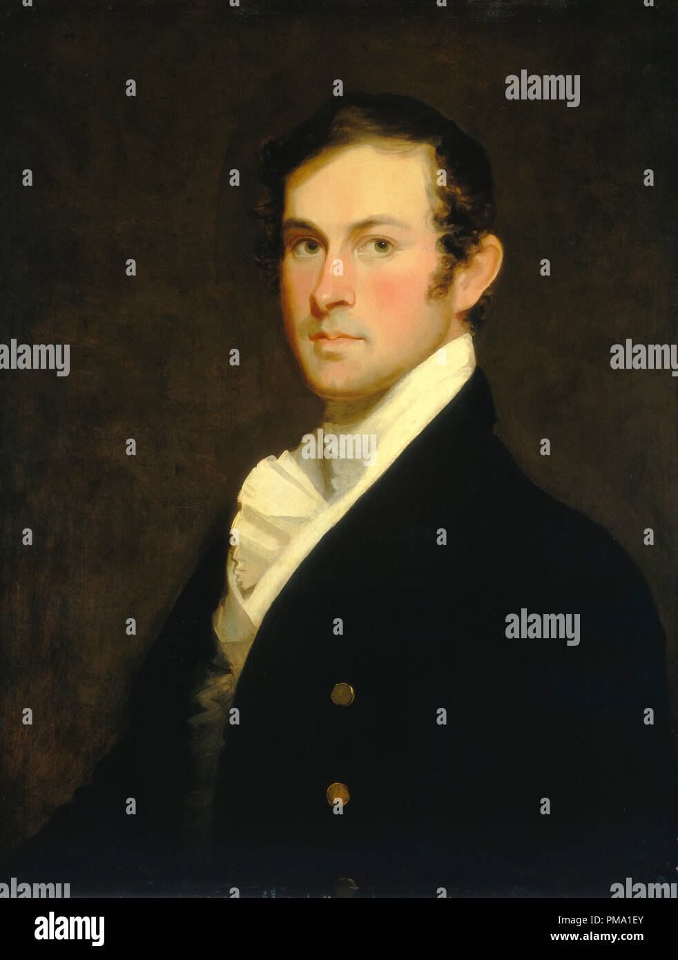 Augustus Fielding Hawkins. Vom: C. 1820. Abmessungen: insgesamt: 71 x 53,5 cm (27 15/16 x 21 1/16 in.) gerahmt: 91,1 x 78,1 cm (35 7/8 x 30 3/4 in.). Medium: Öl auf Holz. Museum: Nationalgalerie, Washington DC. Autor: Matthew Harris Jouett. Stockfoto