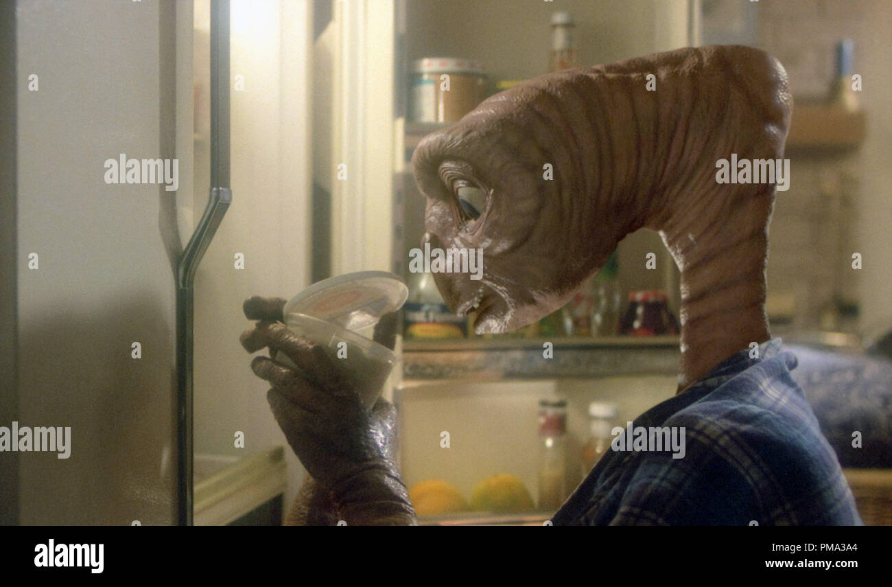 "E.T. Die Extra-Terrestrial"-Szene noch 1982 Universal Stockfoto