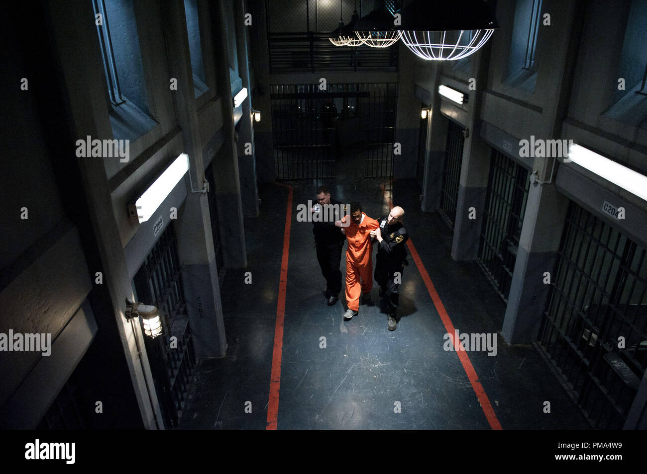 William 'Billy' Henderson (Aaron Douglas), Alton Hill (Lil JJ) und Frances Becker (Hugh Dillon) - Die Ermordung - Staffel 3, Episode 2 - Photo Credit: Carole Segal/AMC Stockfoto