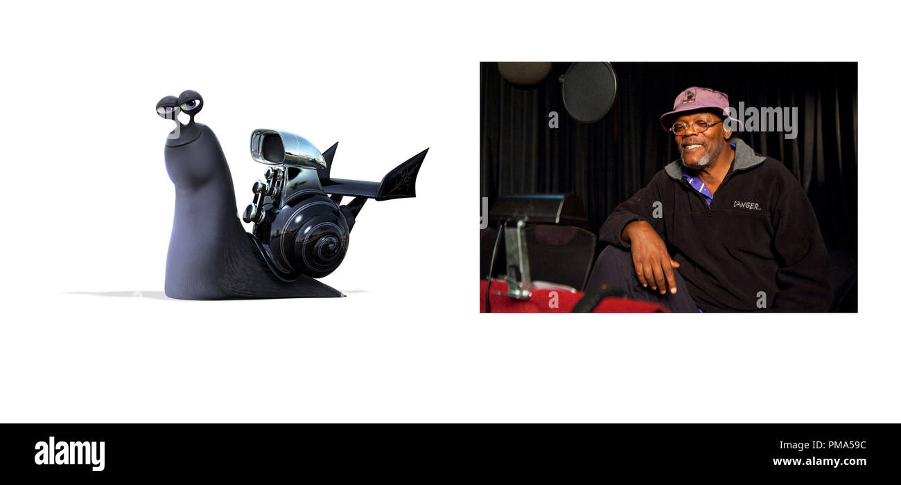 Von DreamWorks Animation 'Turbo' 2013 Samuel L. Jackson als Schleudertrauma Stockfoto