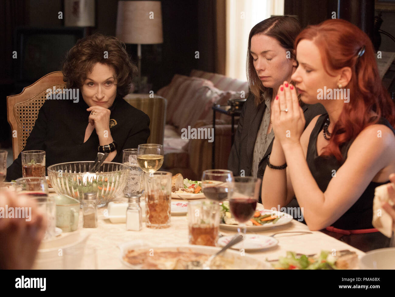 (L - R) Meryl Streep, Julianne Nicholson und JULIETTE Lewis star im August: Osage County Stockfoto