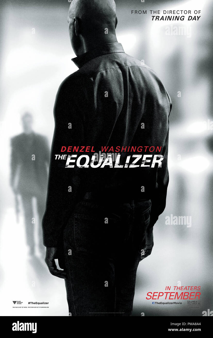 (DENZEL WASHINGTON) in Columbia Pictures' DES EQUALIZERS - Poster Stockfoto