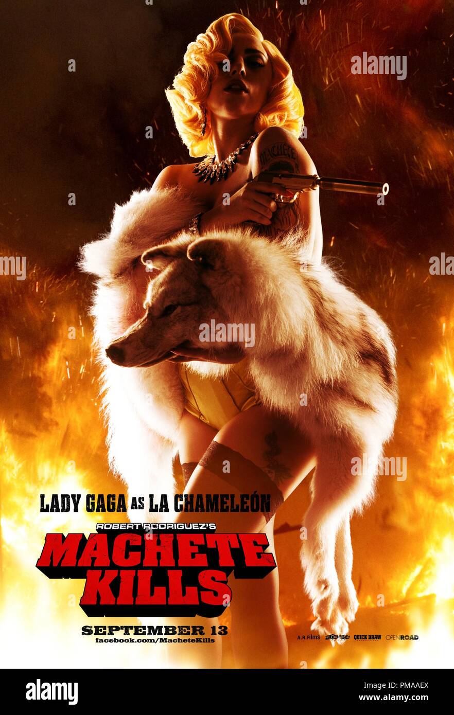 'Machete Tötet" 2013 Poster Lady Gaga Stockfoto