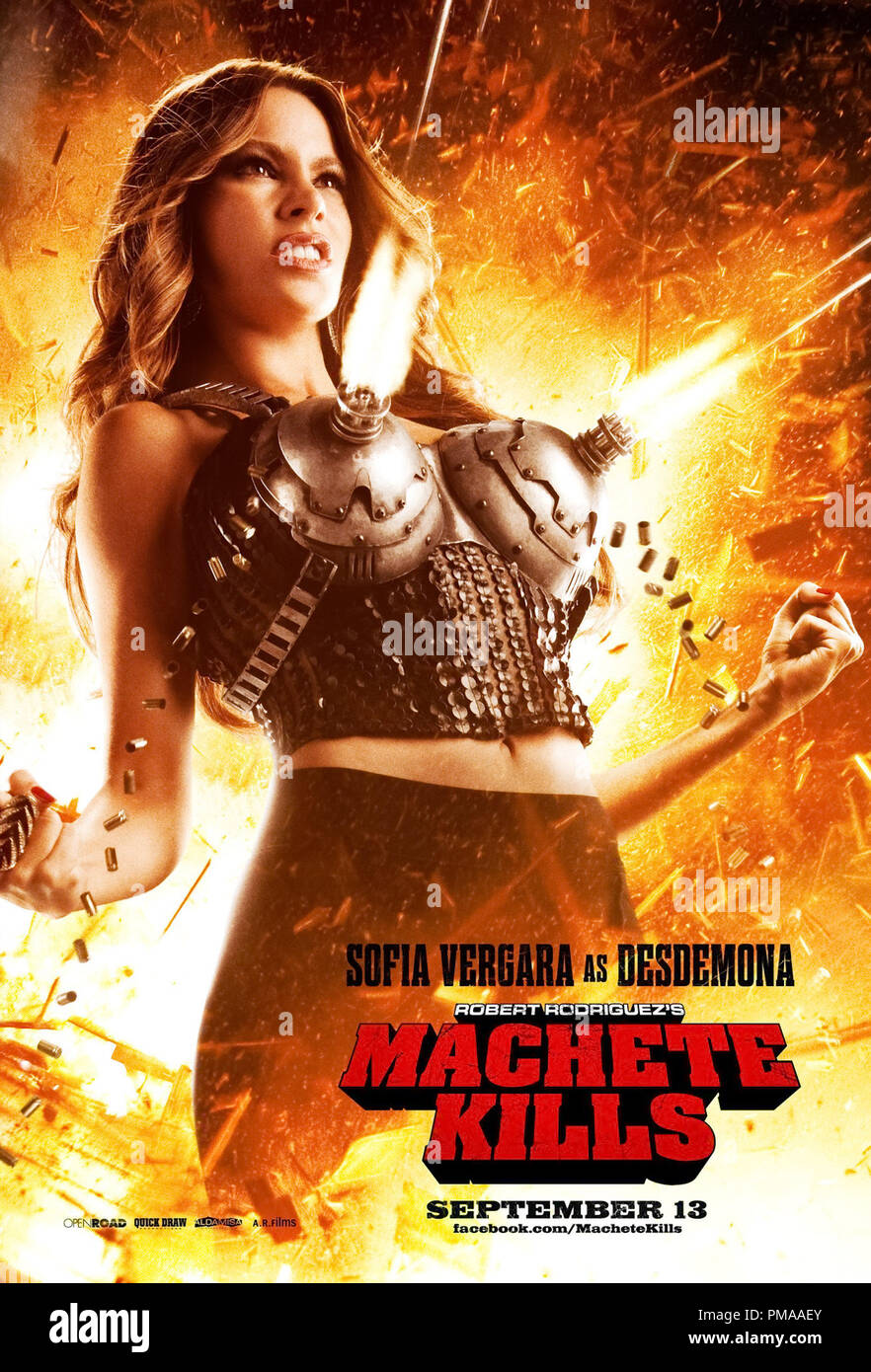 'Machete Tötet" 2013 Plakat Sofia Vergara Stockfoto