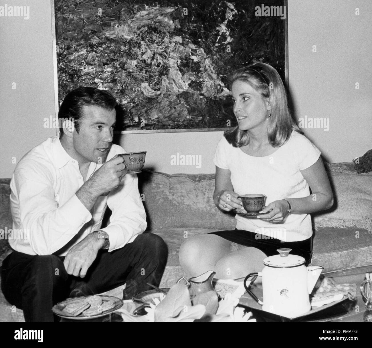 William Shatner Und Seine Frau Gloria Rand Ca 1966 GFS Hollywood 