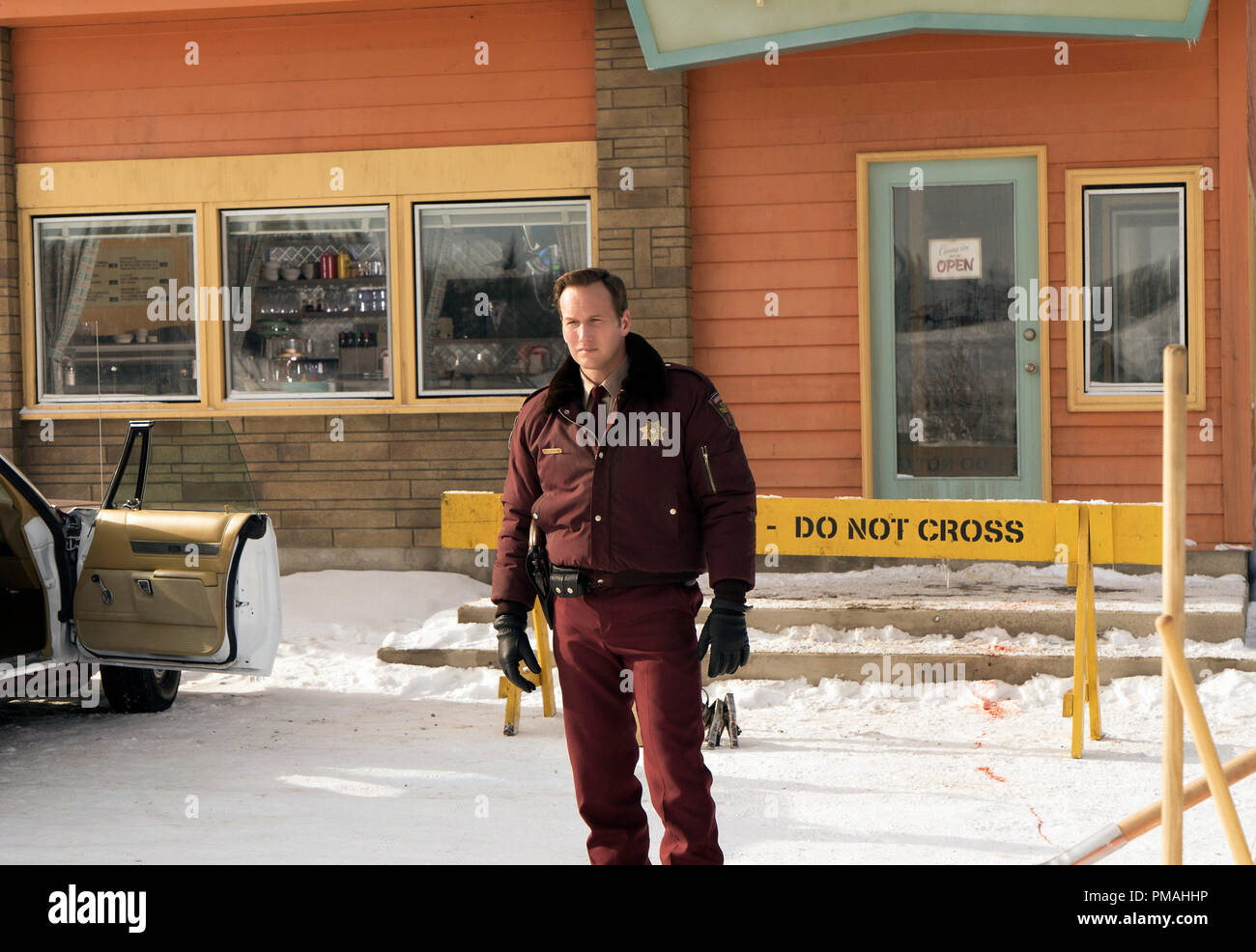 FARGO - 'Vor dem Gesetz' - Episode 202 (lüftet Oktober 19, 10:00 pm E/p) Im Bild: Patrick Wilson als Lou Solverson. Stockfoto