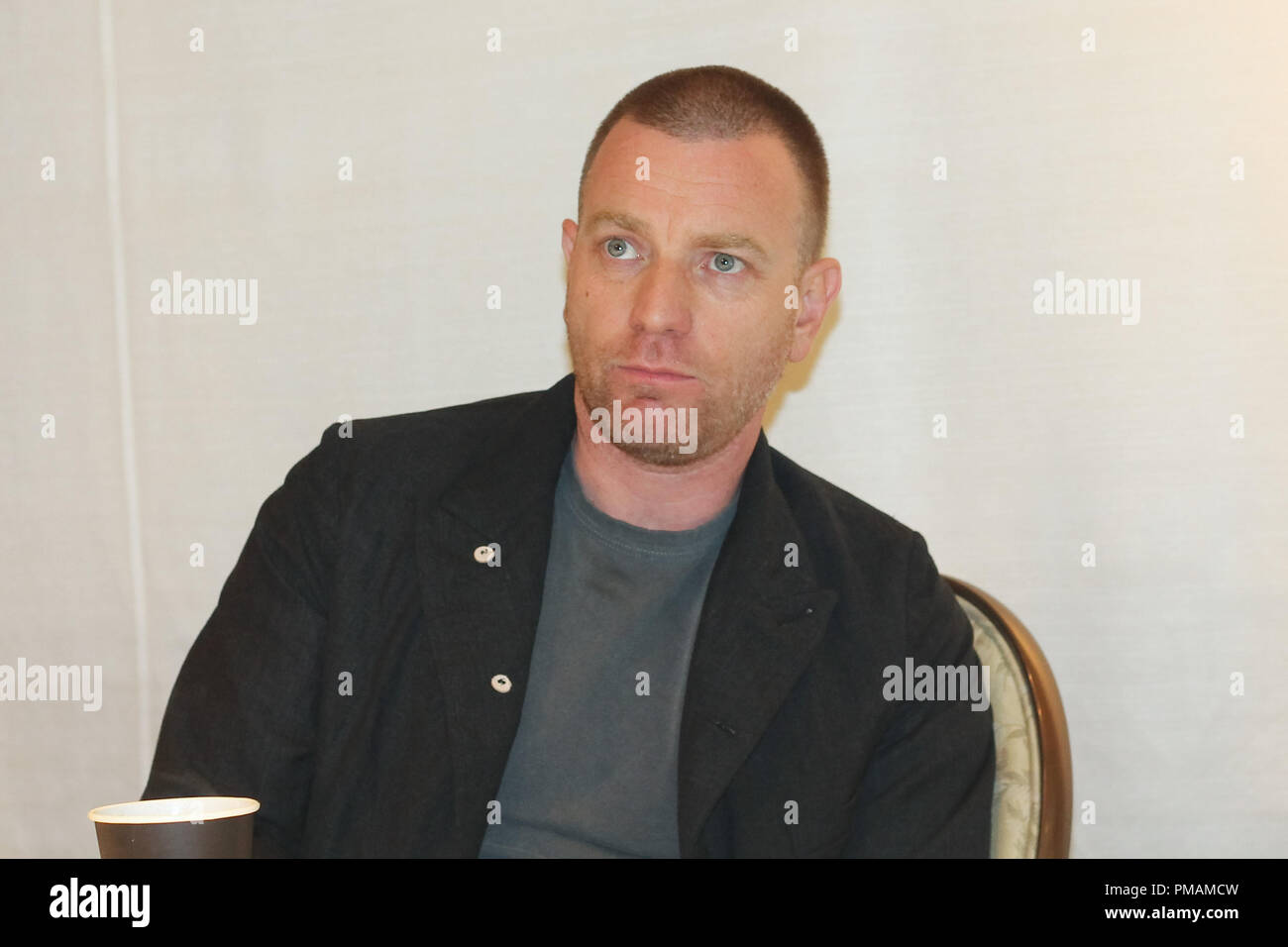 Ewan McGregor im 'Fargo' Pressekonferenz im Four Seasons Hotel am 11. Mai 2017 in Beverly Hills, Kalifornien. Keine Boulevardzeitungen. Keine USA Vertrieb für 30 Tage der Entstehung. Datei Referenz # 33313 014 GFS nur für redaktionelle Verwendung - Alle Rechte vorbehalten Stockfoto