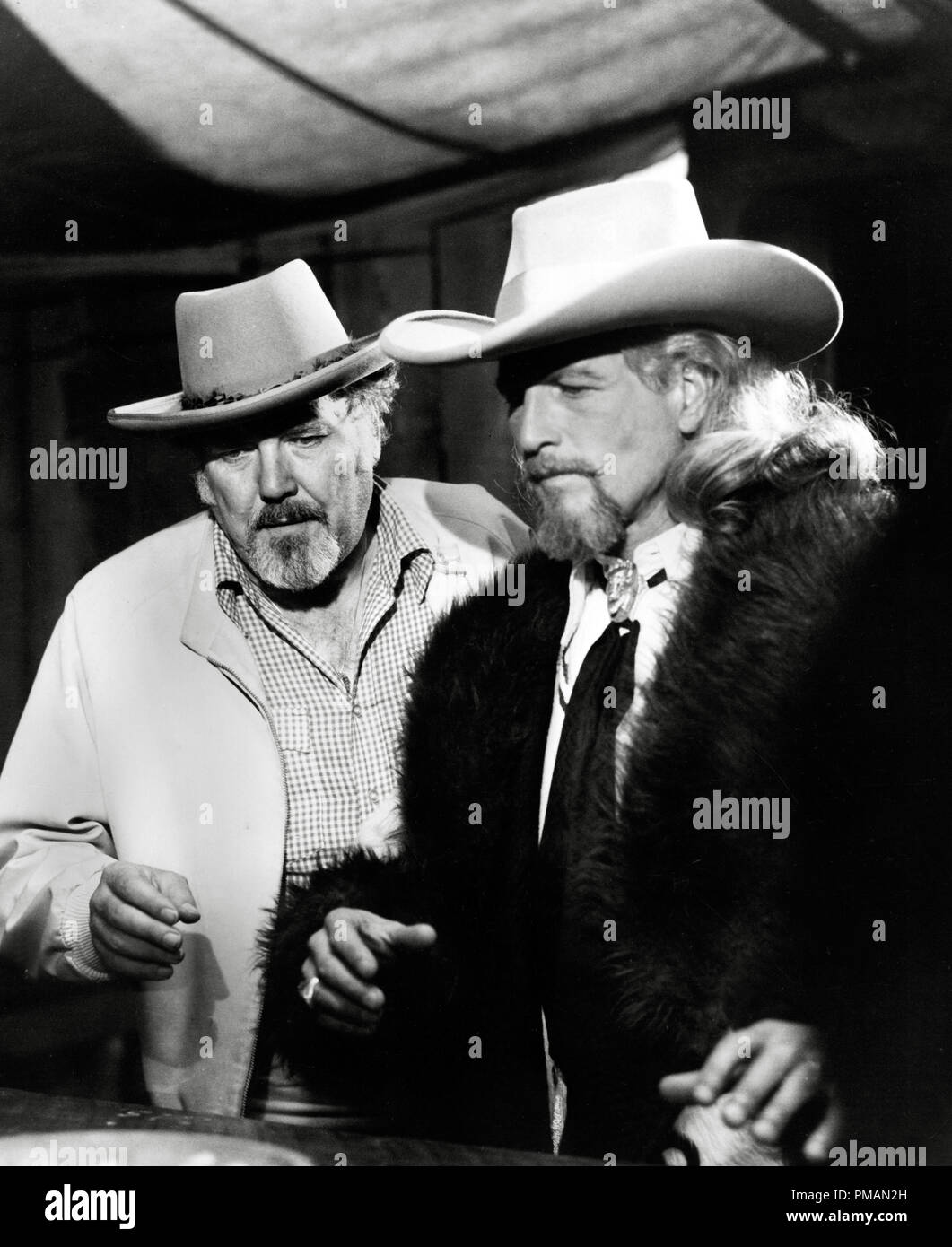 Film still/Publicity still von „Buffalo Bill and the Indians, or Sitting Bull's History Lektion“ Regisseur Robert Altman, Paul Newman 1976 United Artists - No Release – nur für redaktionelle Zwecke. Dateireferenz # 33505 283THA Stockfoto