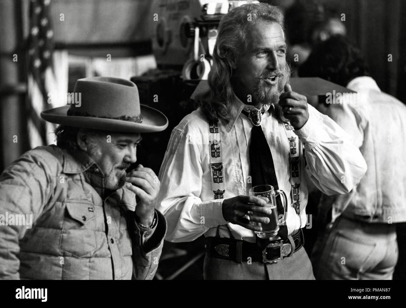 Film still/Publicity still von „Buffalo Bill and the Indians, or Sitting Bull's History Lektion“ Regisseur Robert Altman, Paul Newman 1976 United Artists - No Release – nur für redaktionelle Zwecke. Dateireferenz # 33505 409THA Stockfoto