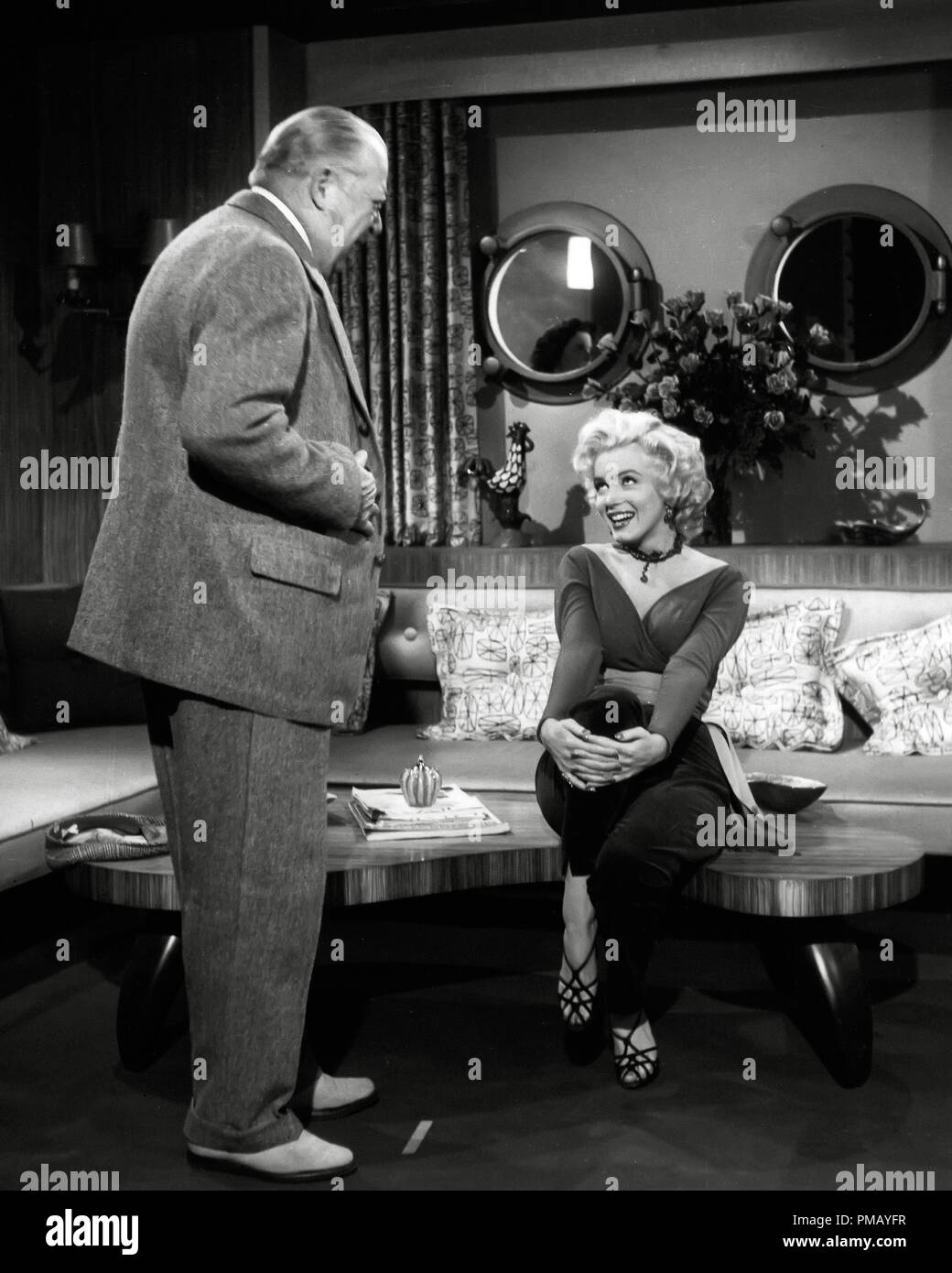 Charles Coburn, Marilyn Monroe, "Gentlemen bevorzugen Blondinen", 1953 Twentieth Century Fox File Reference # 32557 247THA Stockfoto