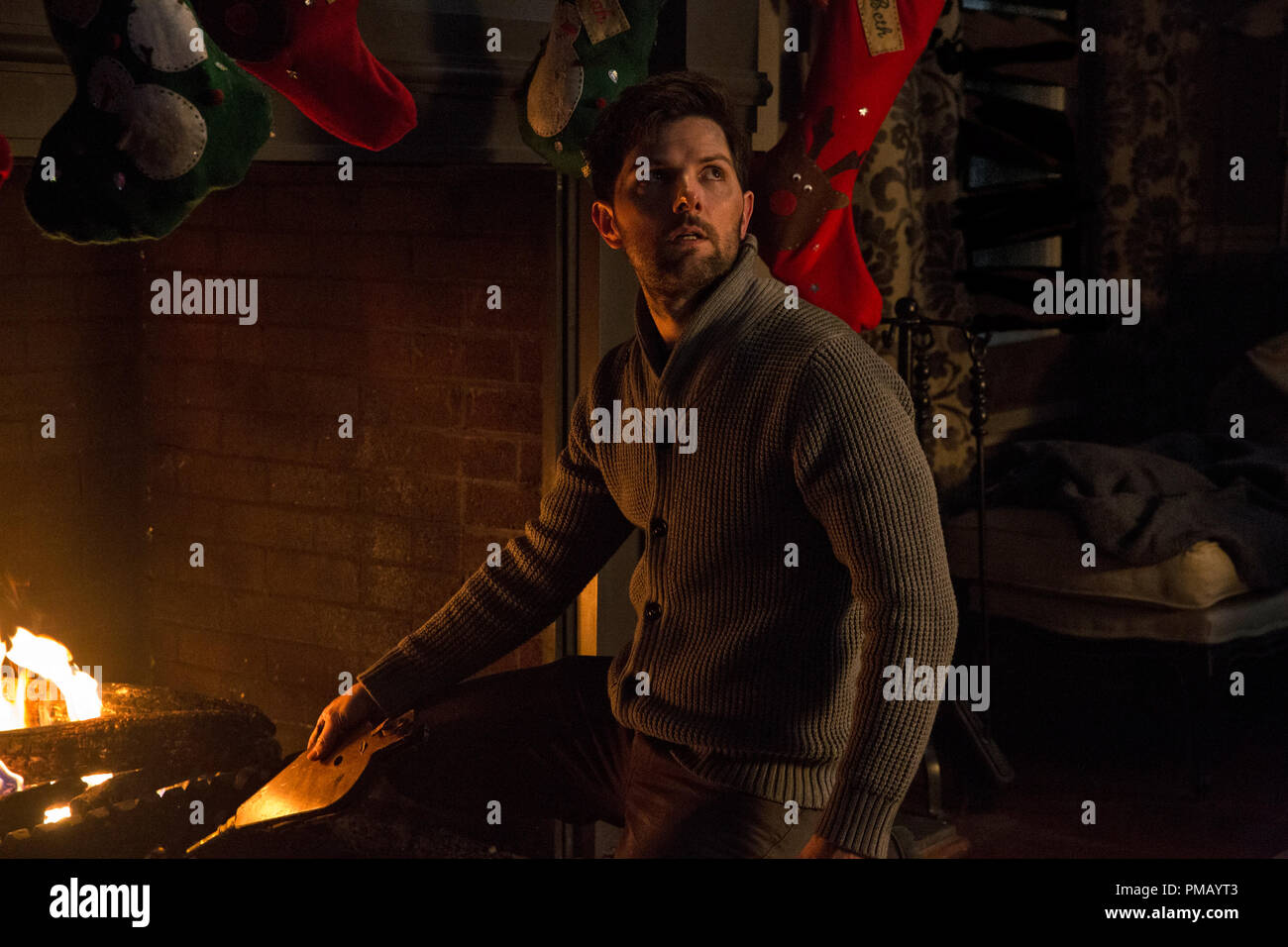 ADAM SCOTT als Tom im legendären Bilder "krampus" Stockfoto