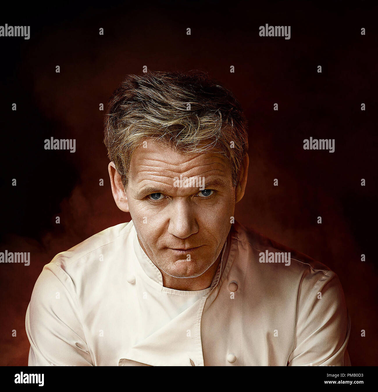 HELL'S KITCHEN: Host, Executive Producer und preisgekrönten Küchenchef und Critics' Choice Awards nominierten Gordon Ramsay Brände bis eine brandneue Saison von Hell's Kitchen wenn Saison 15 Premieren auf FOX. © 2104 FOX Broadccasting Co. Stockfoto