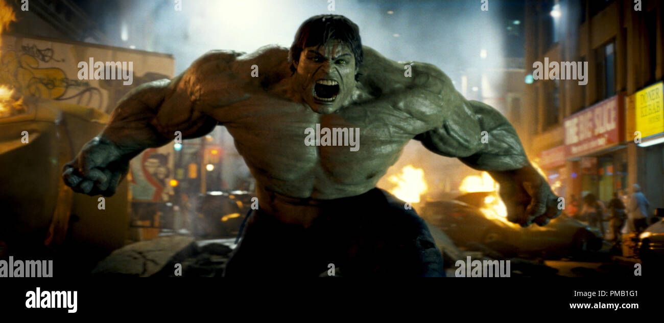 Der Schiffsrumpf "Der unglaubliche Hulk" (2008) Universal Pictures und Marvel Studios Stockfoto