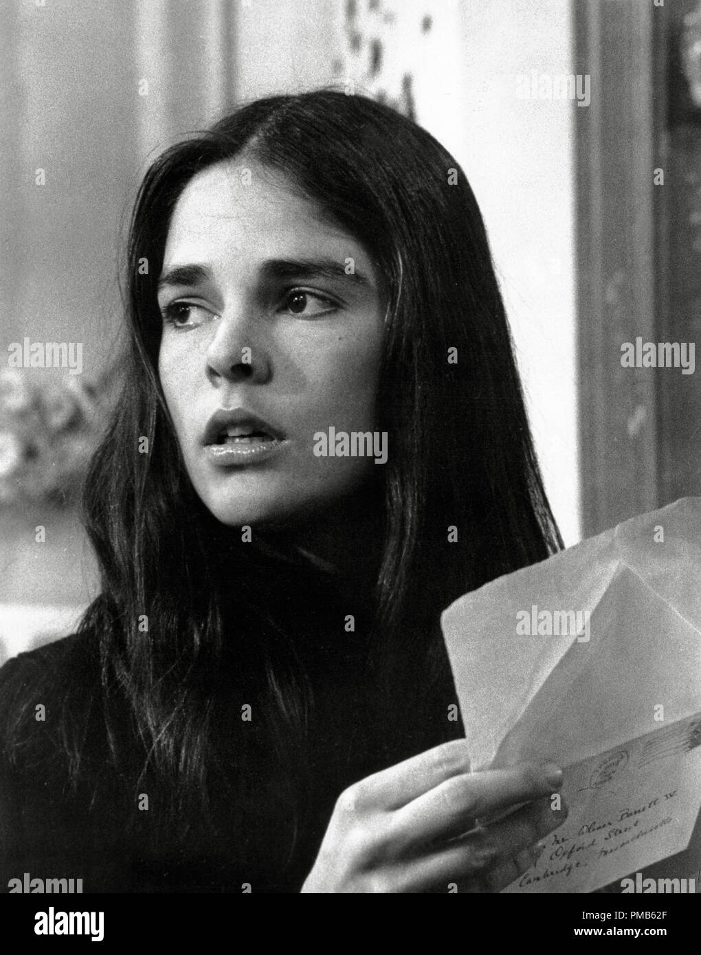 Ali Macgraw, 'Love Story' (1970) Paramount Datei Referenz # 33536 780 THA nur für redaktionelle Verwendung - Alle Rechte vorbehalten Stockfoto