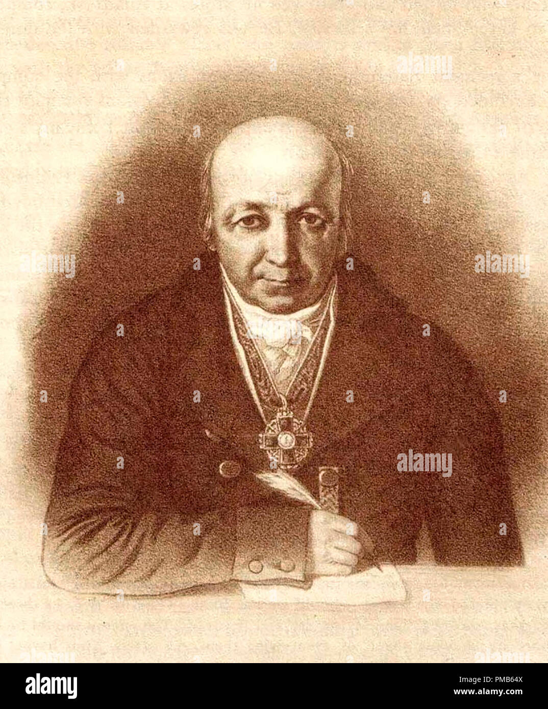 Alexander Andreyevich Baranov (1747-1819), Gouverneur der russischen Amerika 1. Stockfoto