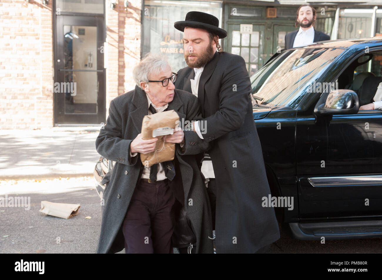 Woody Allen und Liev Schreiber in "Fading Gigolo" (2014) Stockfoto