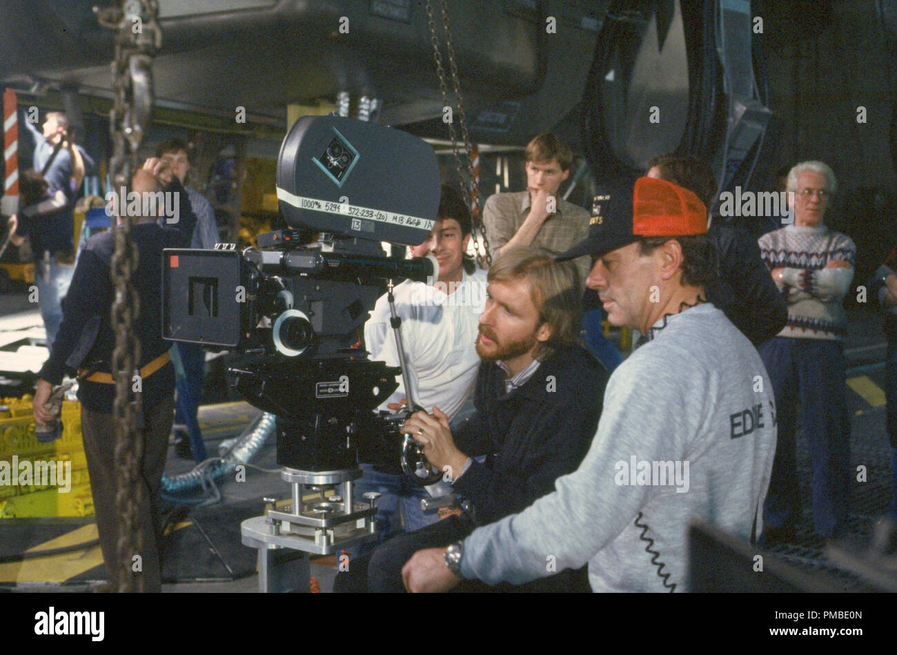 Regisseur James Cameron, 'Aliens' 1986 Twentieth Century Fox Film Corporation Stockfoto