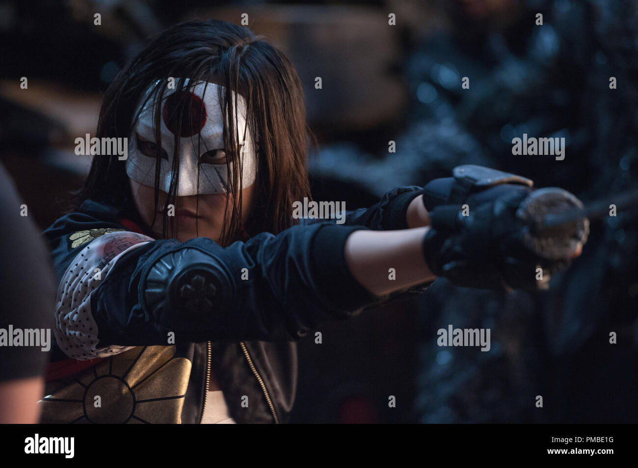 Karen Fukuhara Als Katana An Warner Bros Pictures Action Adventure Suicide Squad Ein Warner Bros Bilder Freigeben Stockfotografie Alamy