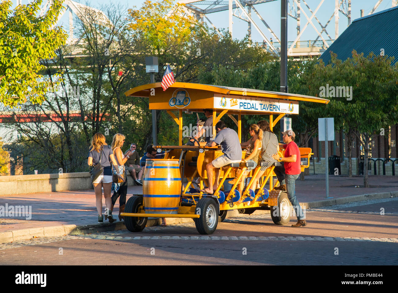 Innenstadt von Nashville, Tennessee. Stockfoto